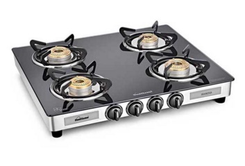 India Desire : Buy Sunflame Diamond 4B SS- GT 4 Burner Gas Stove Toughened Glass Top At Rs 3999 From Snapdeal